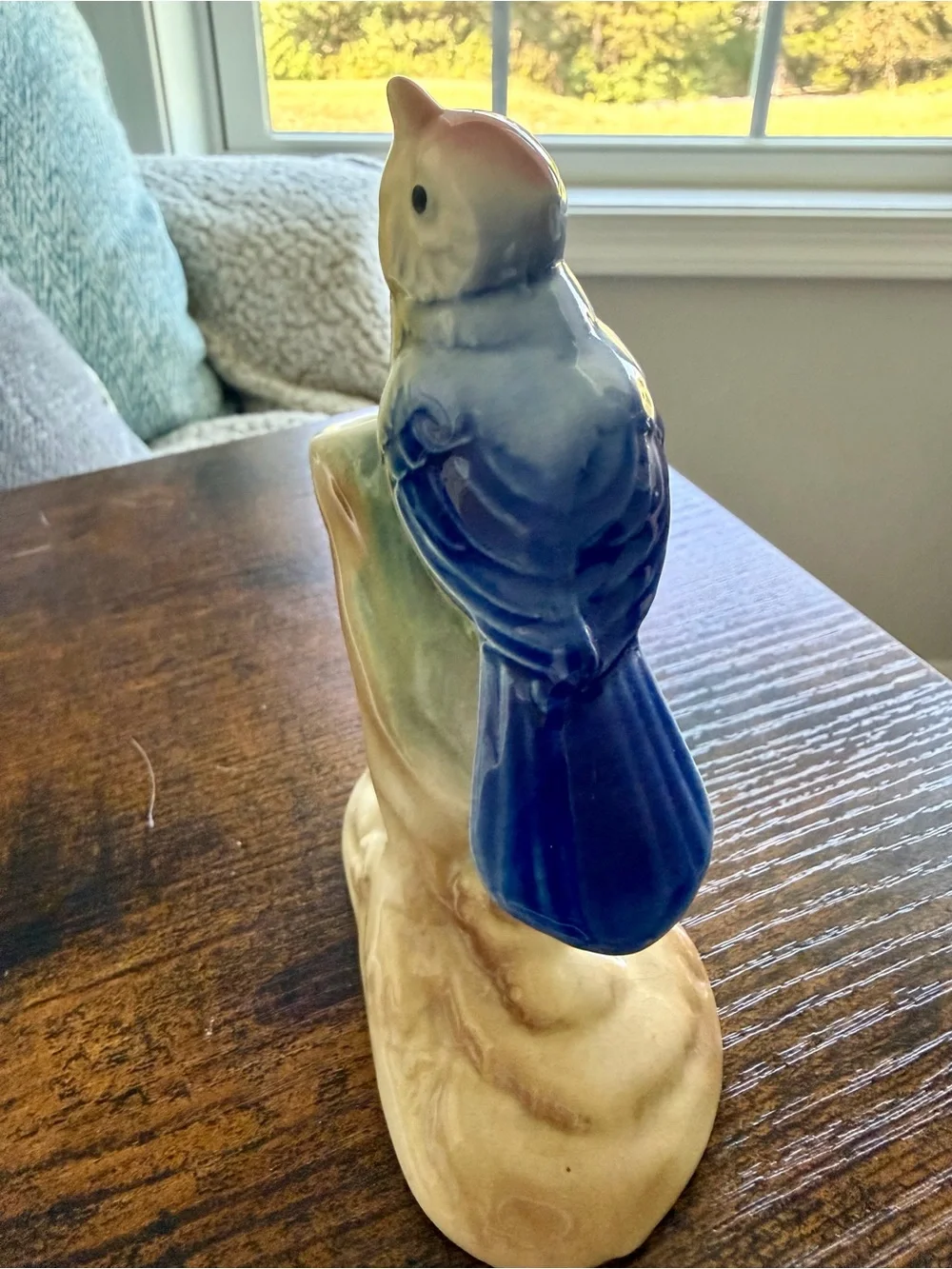 Royal Colpley Blue Bird Vase